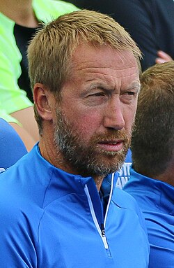 Graham Potter, the current head coach of the Sweden national team