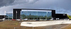 The Sparbanken Skåne Arena is a large sports hall adjoining the city park in Lund. Until 2014 it was known as the Färs och Frosta Sparbank Arena.