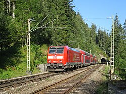 DB Regio regional train on the Black Forest Railway