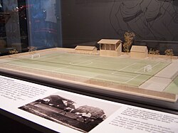 Model of Bayern's first stadium, their home from 1906 to 1924