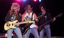 Poison, seen here in 2008, were among the most successful acts of the 1980s glam metal era.