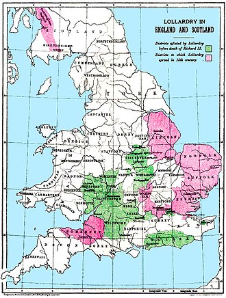 Spread of Lollardy in Medieval England and Medieval Scotland