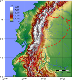 Ecuadorian topography