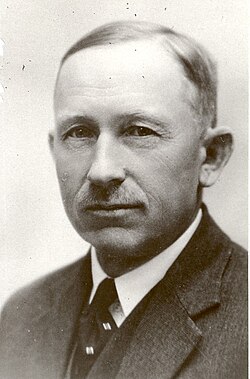 Writer A. H. Tammsaare (1878–1940) whose pentalogy Truth and Justice is considered "The Estonian Novel"