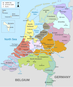 Provinces and territories of the Netherlands
