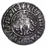 Coin of the Cilician Armenian kingdom, ca. 1080–1375.