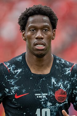 Jonathan David is Canada's all-time top scorer with 42 goals.