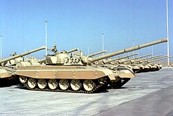 Kuwaiti Armed Forces M-84 main battle tanks
