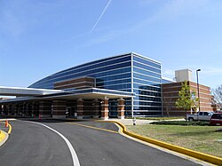 Terminal at the Montgomery Regional Airport in Montgomery