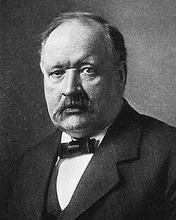 Swedish chemist Svante Arrhenius portrait circa 1880s.
