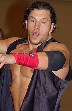 Johnny Curtis at at a Deep South Wrestling (DSW) event in 2009.