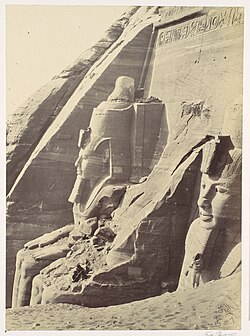 Photograph of the Great Temple by Francis Frith in 1857