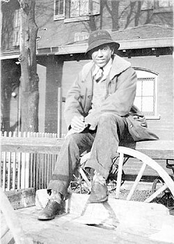 Hughes at Lincoln University, 1928