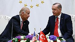 Vice President Joe Biden meets with Turkish President Erdoğan on 24 August 2016