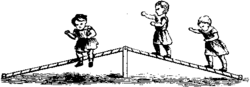 Rope bridge for improving balance