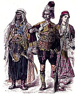 Lebanese dress from the late 19th century.