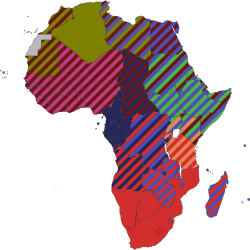 Map of the African Economic Community