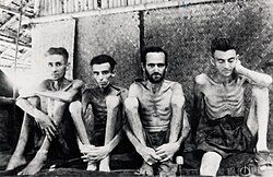 Australian and Dutch prisoners of war at Tarsau in Thailand, 1943