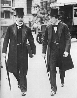 Lloyd George and Winston Churchill in 1907