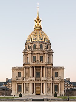 The dome of Les Invalides, Paris