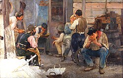 La hora del almuerzo, 1903.