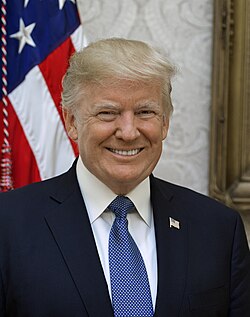 Donald Trump, the incumbent president in 2020, whose first non-consecutive term expired at noon on January 20, 2021