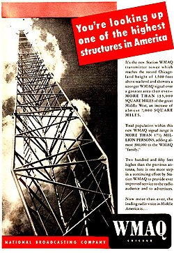 1951 advertisement, as WMAQ.[118]