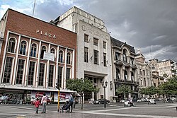Historic buildings surrounding the Plaza Independencia.