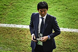 Hajime Moriyasu, current manager of Japan