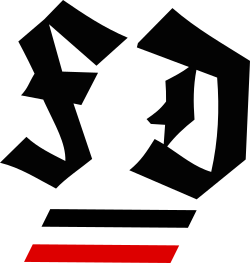 Logo of the National Committee for a Free Germany used the Reichsflagge (flag of the German Empire)