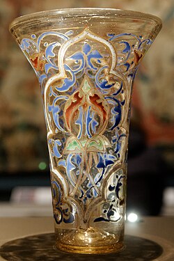 "The Luck of Edenhall", a 13th-century Syrian beaker in England since the Middle Ages