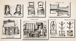 Illustrated catalog of the James Shoolbred Company, published in 1876