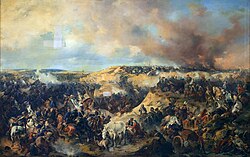 The Battle of Kunersdorf in Prussia