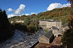 New Lanark, one of the UNESCO World Heritage Sites in Scotland