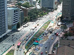 Ciclovía in Bogotá