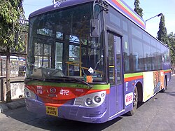 A BEST bus on Route 56