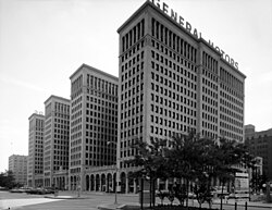 General Motors headquarters building, 1981