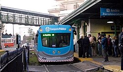 University train of La Plata