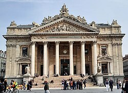 The Bourse Palace, the former Brussels Stock Exchange (BSE) building