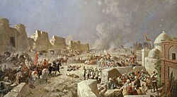 Russian troops taking Samarkand in 1868, by Nikolay Karazin