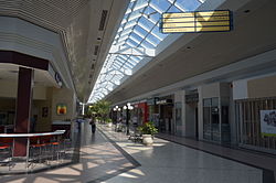 Shops in White Oaks Mall prior to renovations.