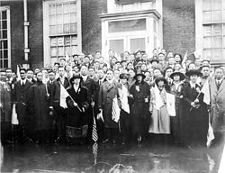 Members of the First Korean Congress in Philadelphia, 1919, who campaigned for Korean independence