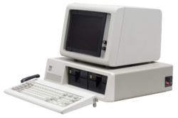 The IBM Personal Computer (pictured) became one of IBM's best selling products and has had a wide influence on personal computing since its release in 1981.