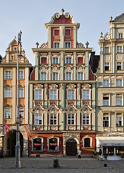 Typical Silesian baroque architecture in Wrocław