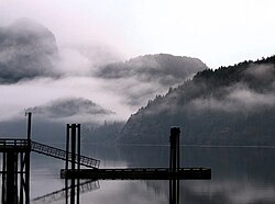 Zeballos harbour