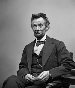 A portrait of Lincoln on February 5, 1865