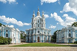 Smolny Convent, an example of Baroque architecture