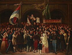 Proclamation of the Serbian Vojvodina in May 1848 during the Serb Revolution