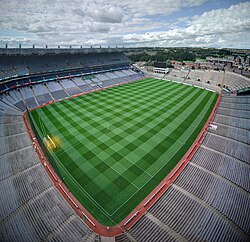 Croke Park stadium is the headquarters of the Gaelic Athletic Association.