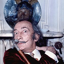 Portrait of Dalí by Allan Warren, 1972